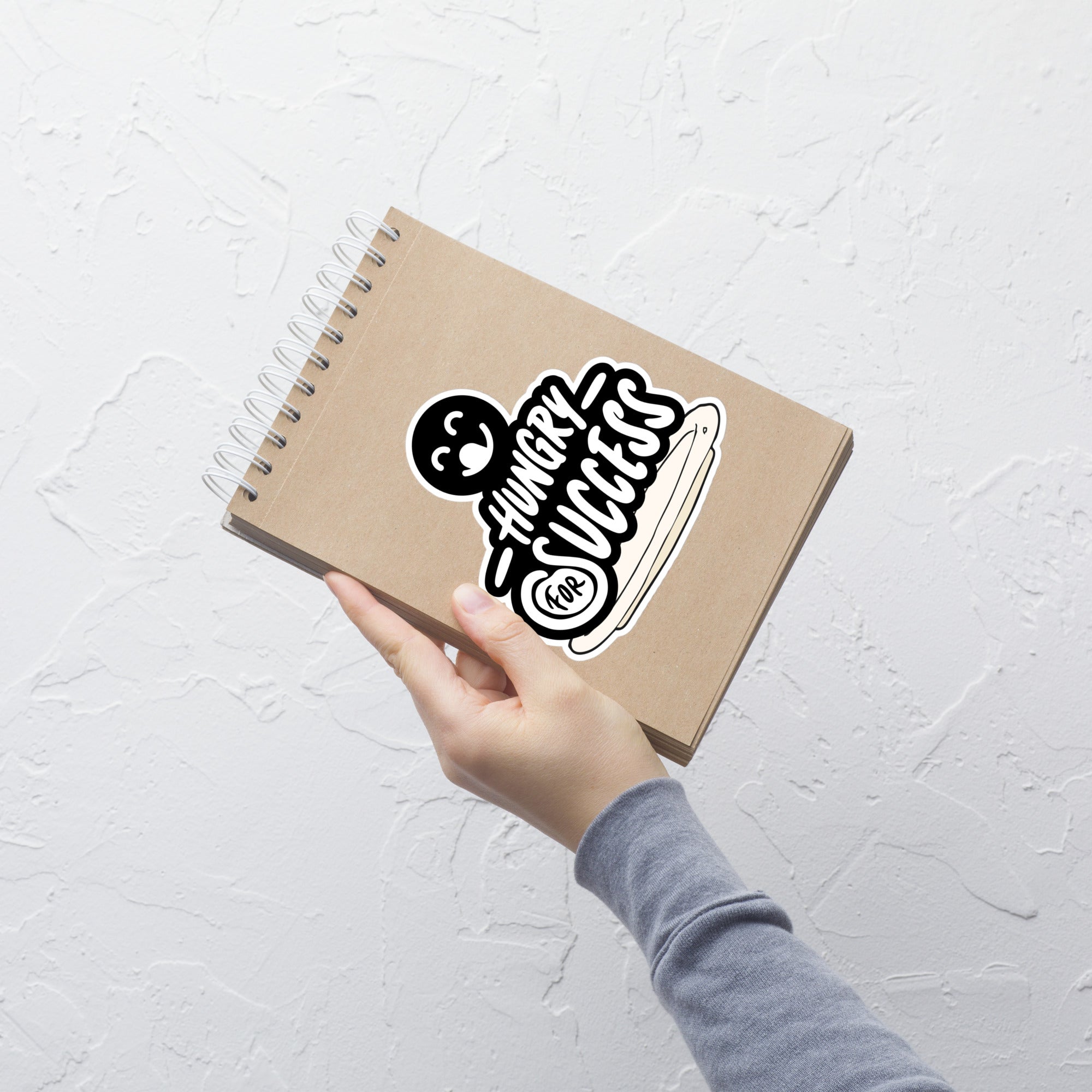 “Hungry for Success” Sticker / Car Decal (Bubble Free)