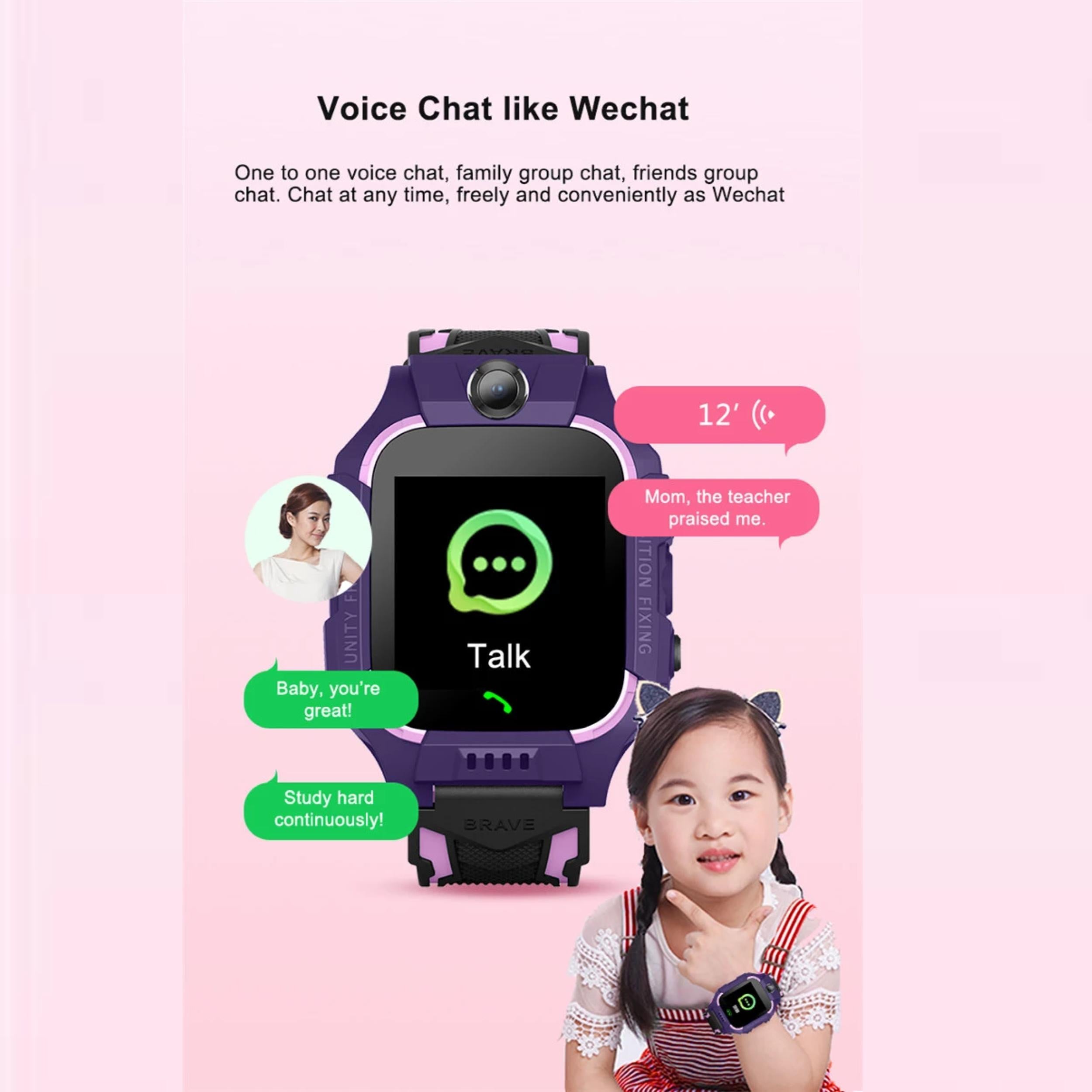Kids Smart Watch, Phone & Location Tracker Active with No Contract