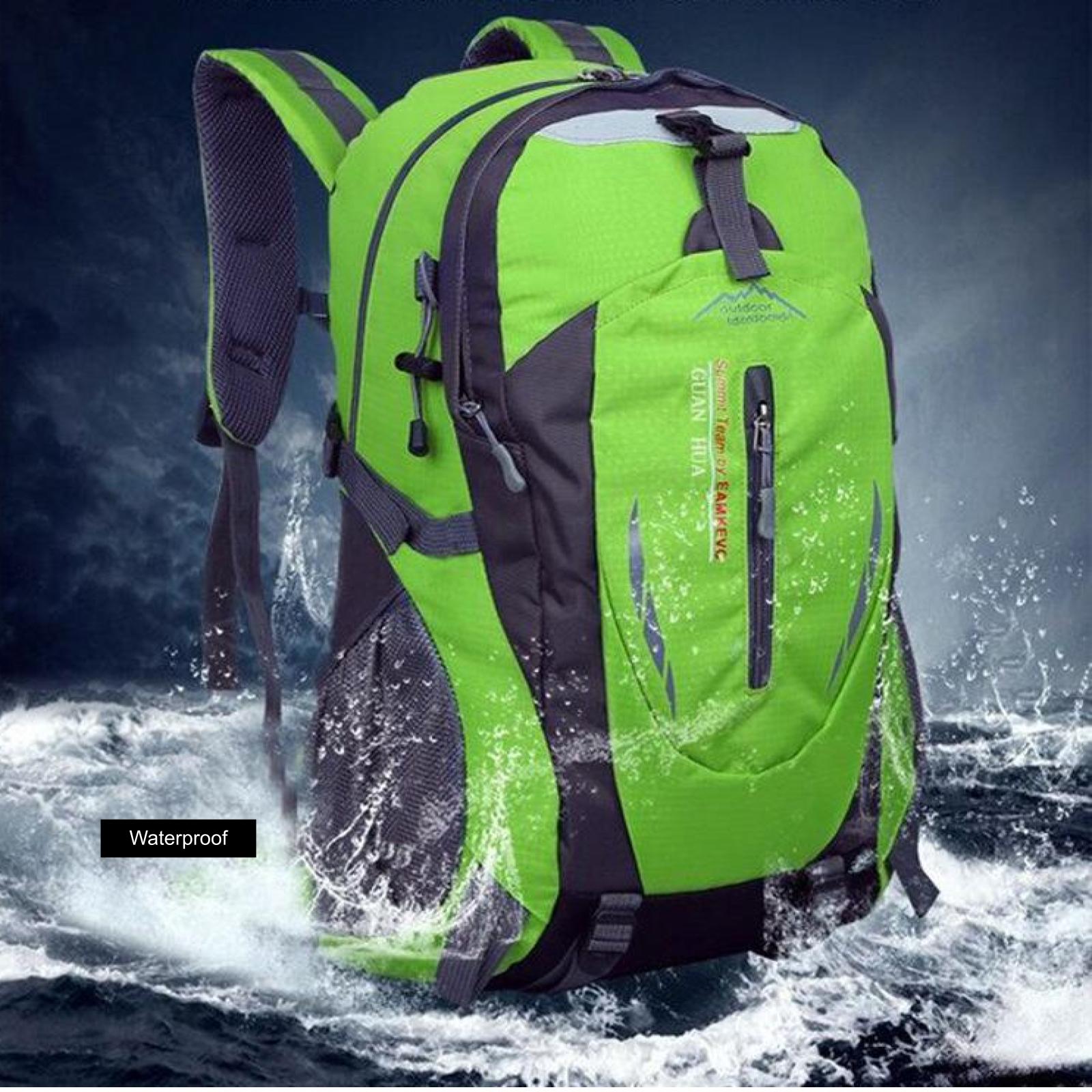 40L Waterproof Lightweight Backpack for Outdoors Traveling, Walking, Mountain Hiking, Camping, Trekking Backpack Bag