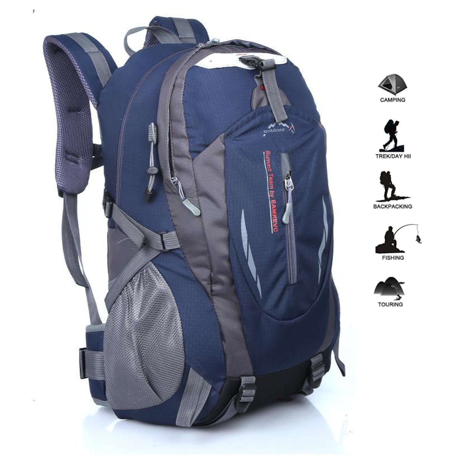 40L Waterproof Lightweight Backpack for Outdoors Traveling, Walking, Mountain Hiking, Camping, Trekking Backpack Bag