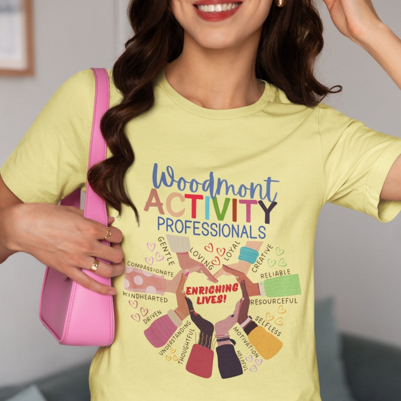 (Company Name e.g. Woodmont) Activity Professionals Enriching Lives Shirt