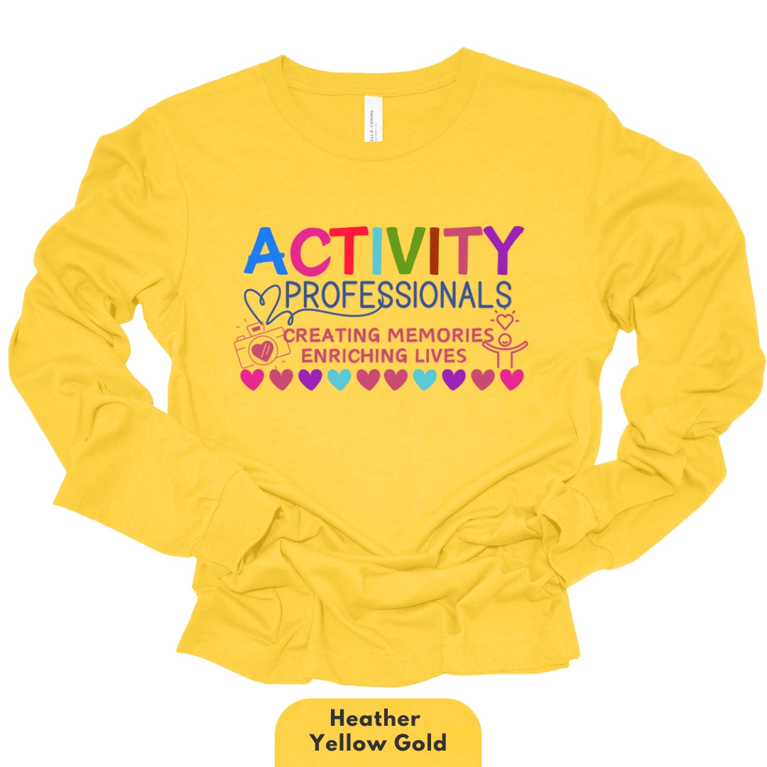 Long Shirt | Activity Professionals Creating Memories, Enriching Lives