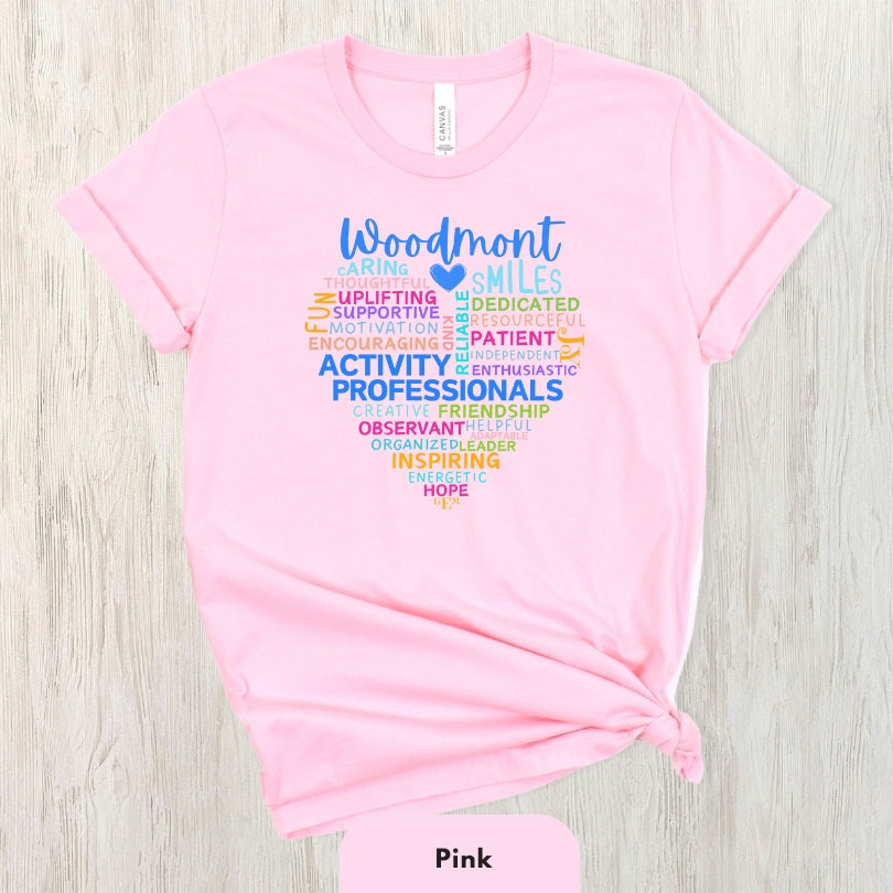 (Company Name e.g. Woodmont) Activity Professionals Heart Shirt