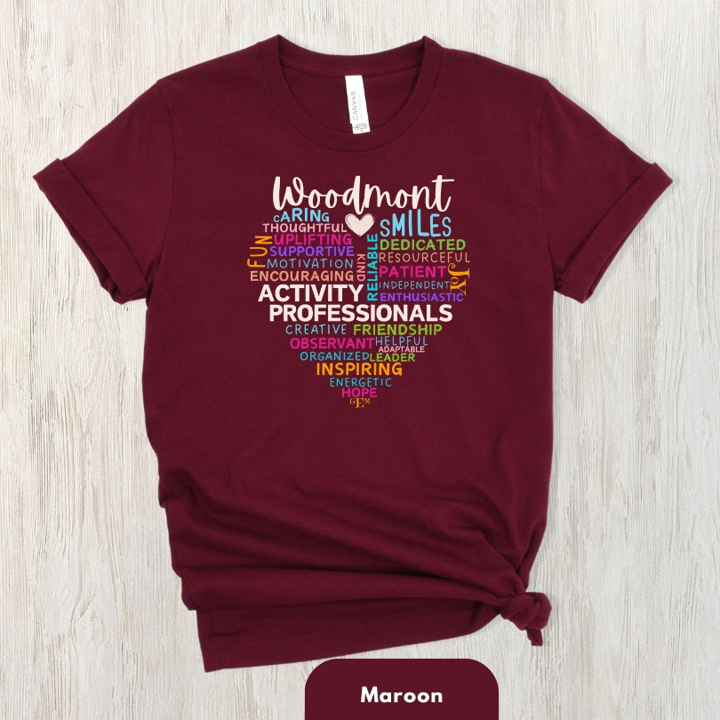 (Company Name e.g. Woodmont) Activity Professionals Heart Shirt