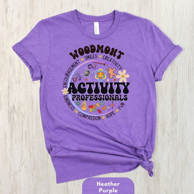 (Company Name e.g. Woodmont) Activity Professionals Retro Shirt