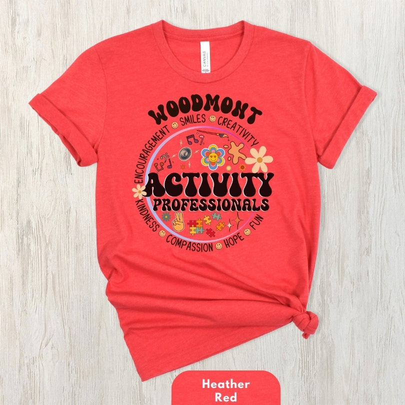 (Company Name e.g. Woodmont) Activity Professionals Retro Shirt