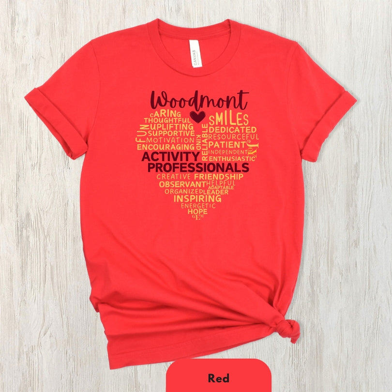 (Company Name e.g. Woodmont) Activity Professionals Heart Shirt