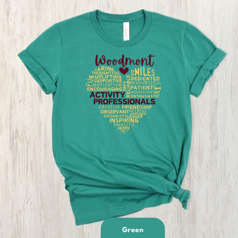 (Company Name e.g. Woodmont) Activity Professionals Heart Shirt