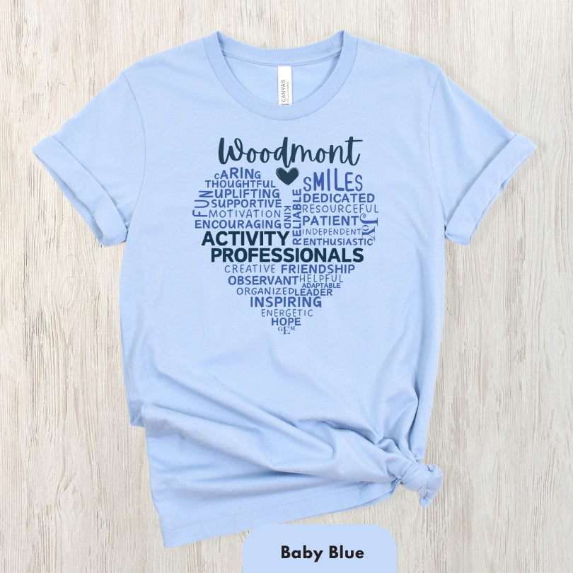 (Company Name e.g. Woodmont) Activity Professionals Heart Shirt