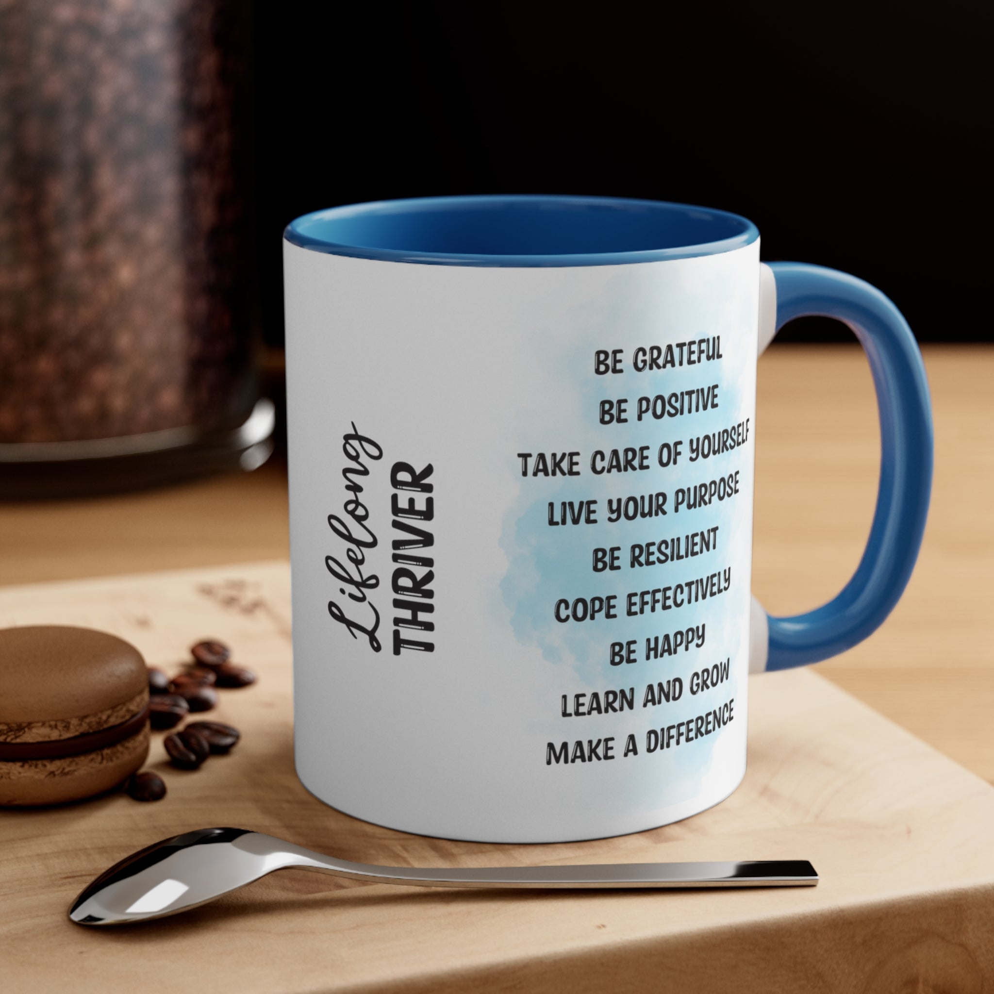 Lifelong Thriver Accent Mug, 11oz