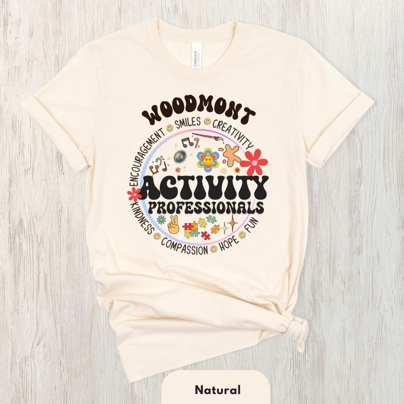 (Company Name e.g. Woodmont) Activity Professionals Retro Shirt