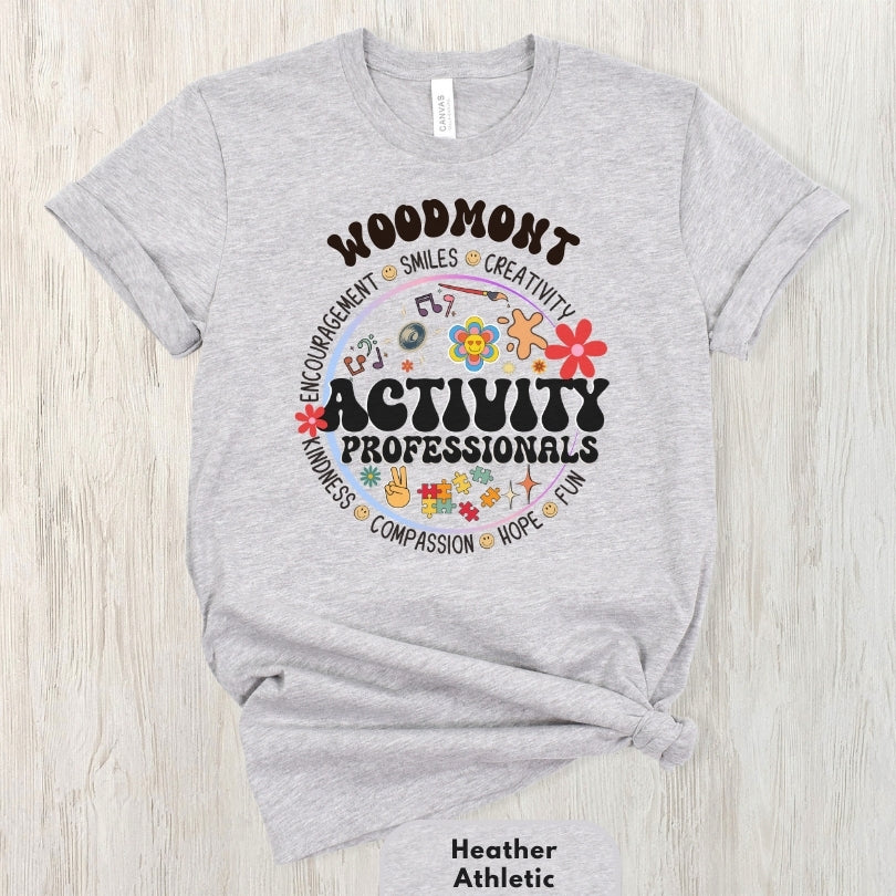 (Company Name e.g. Woodmont) Activity Professionals Retro Shirt