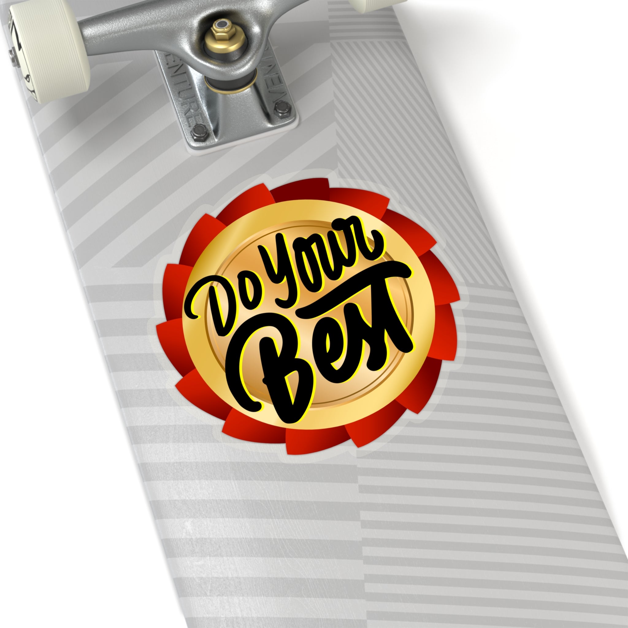 “Do Your Best” Sticker with Transparent Border