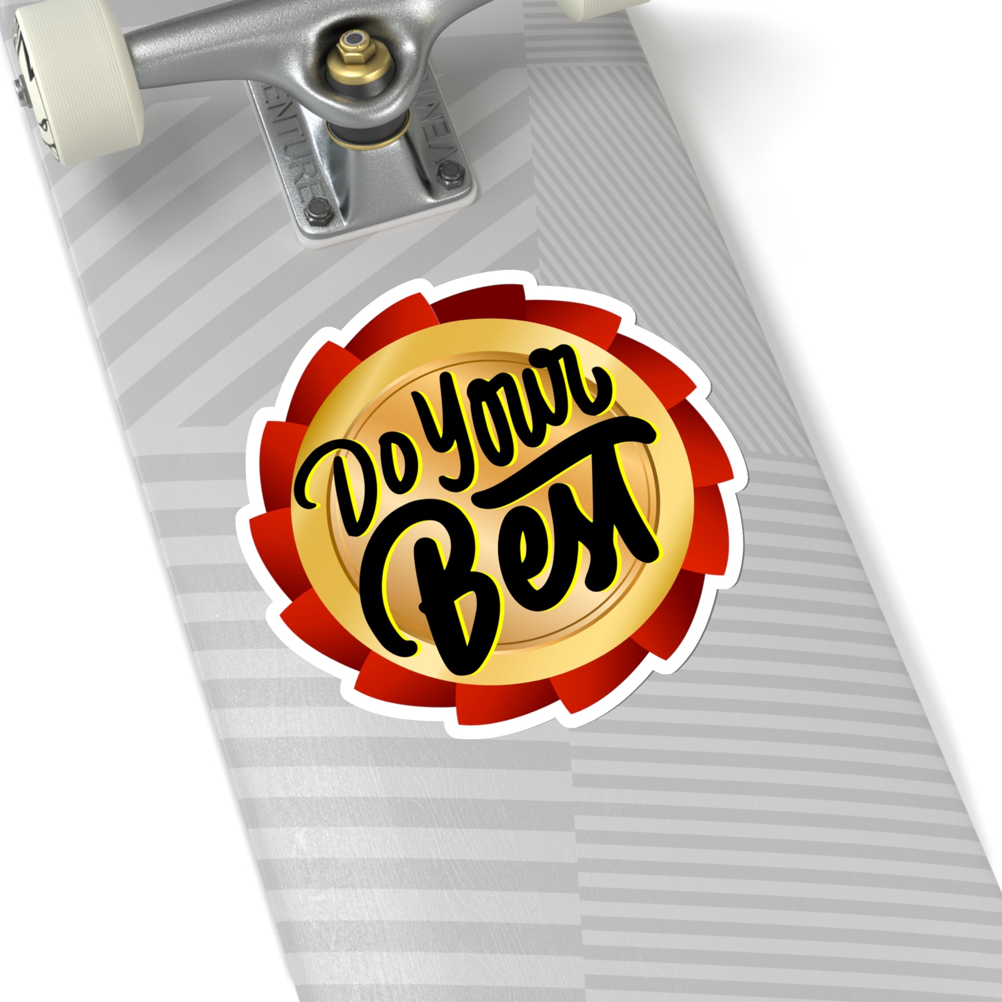 “Do Your Best” Sticker with Transparent Border