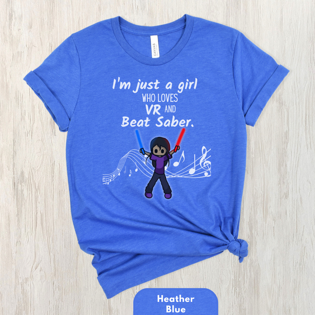 I'm Just a Girl Who Loves Beat Saber Shirt for Women