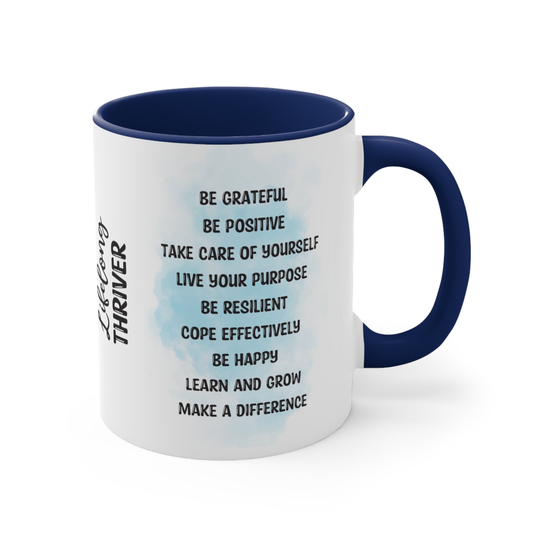 Lifelong Thriver Accent Mug, 11oz