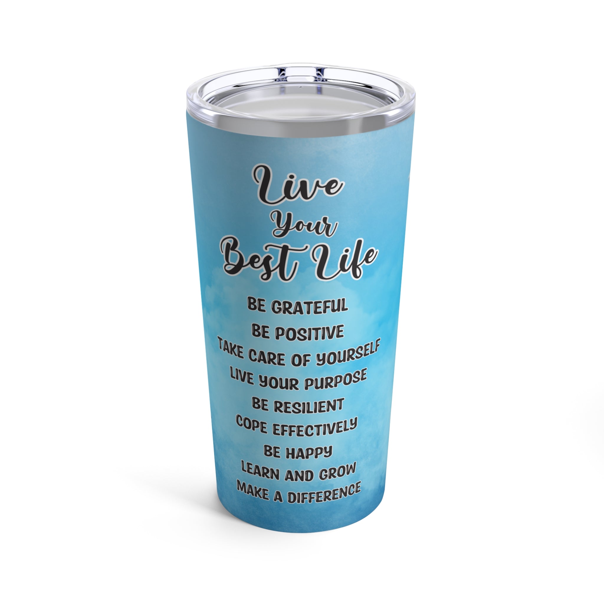 "Live Your Best Life" Travel-Size Tumbler 20oz