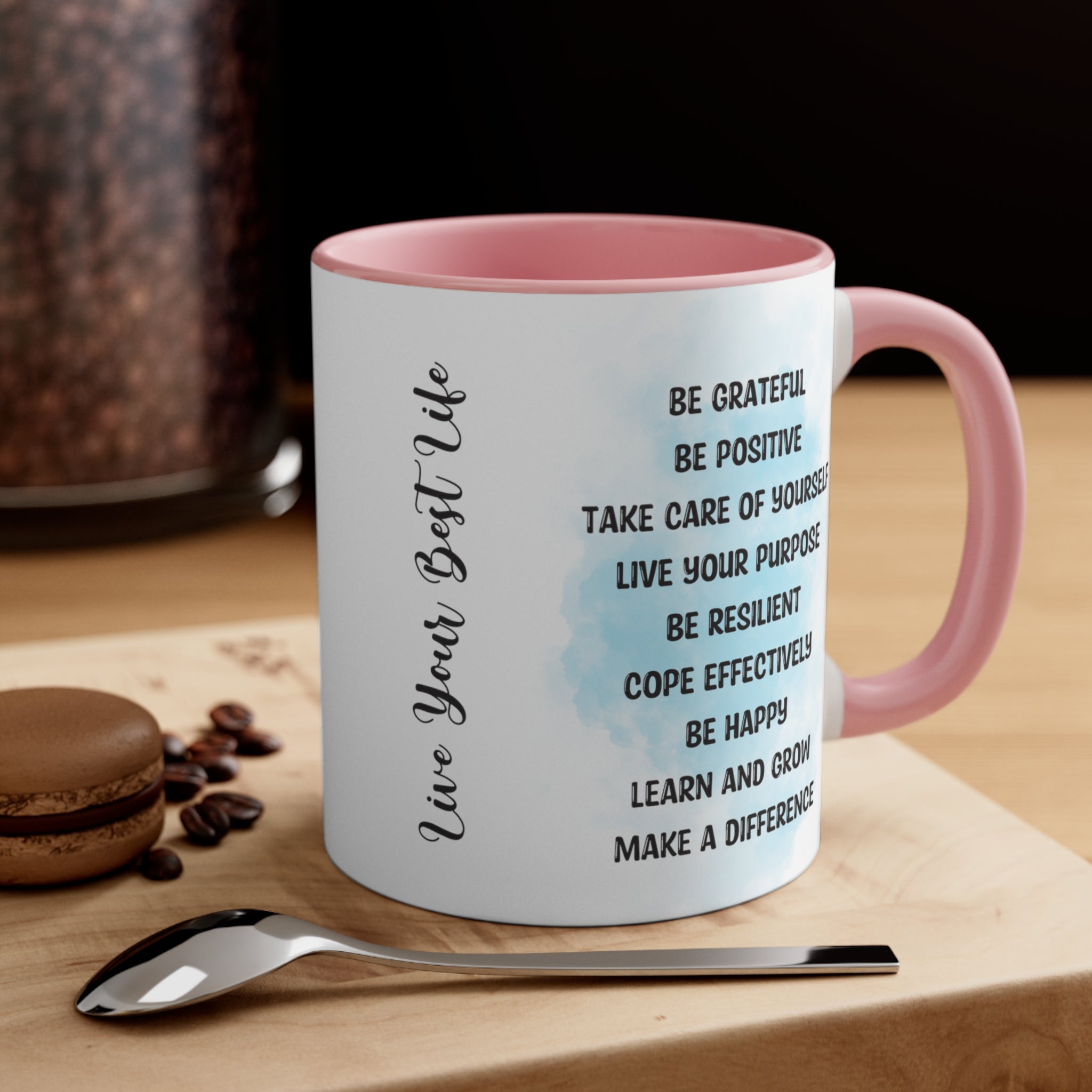 Live Your Best Life Accent Mug, 11oz