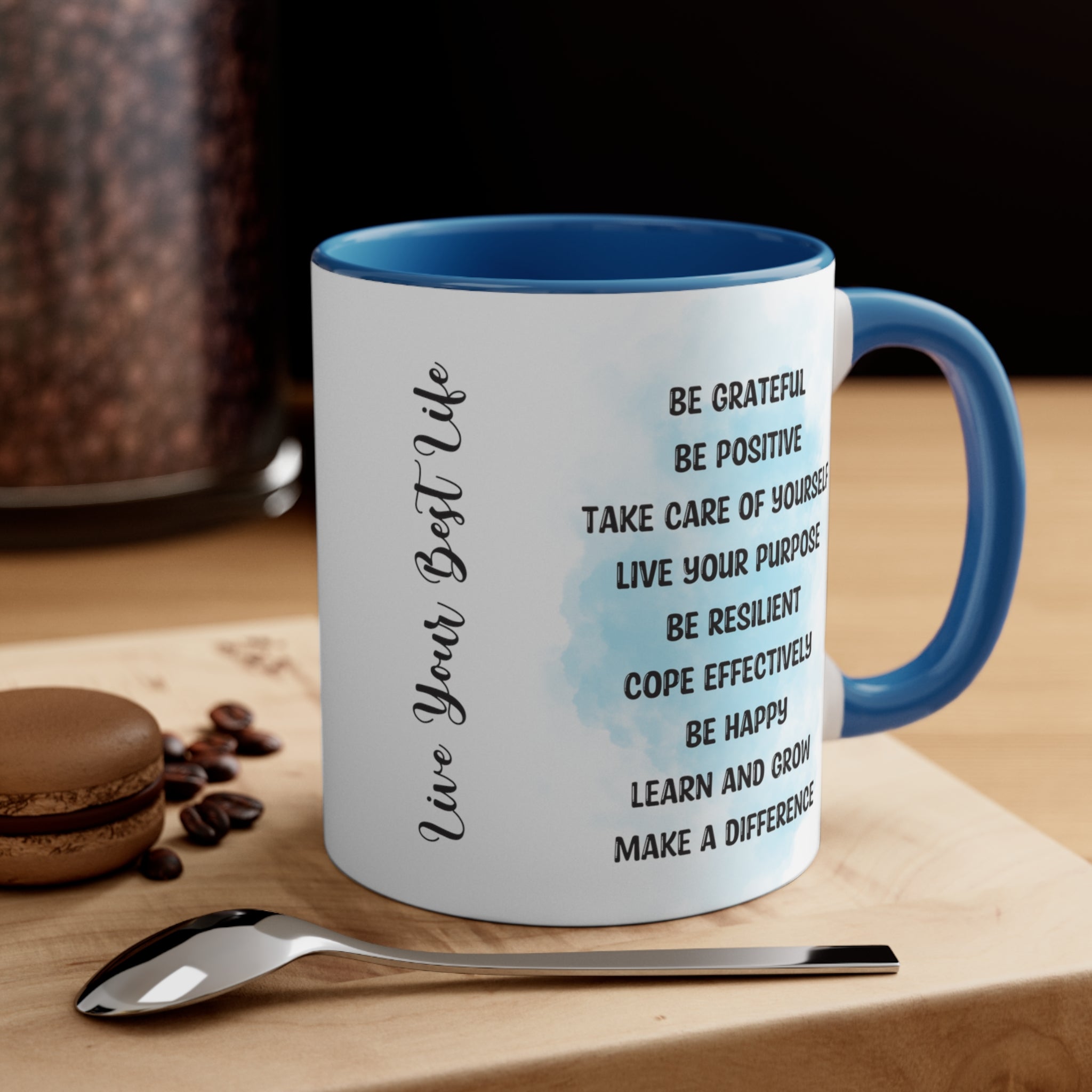 Live Your Best Life Accent Mug, 11oz