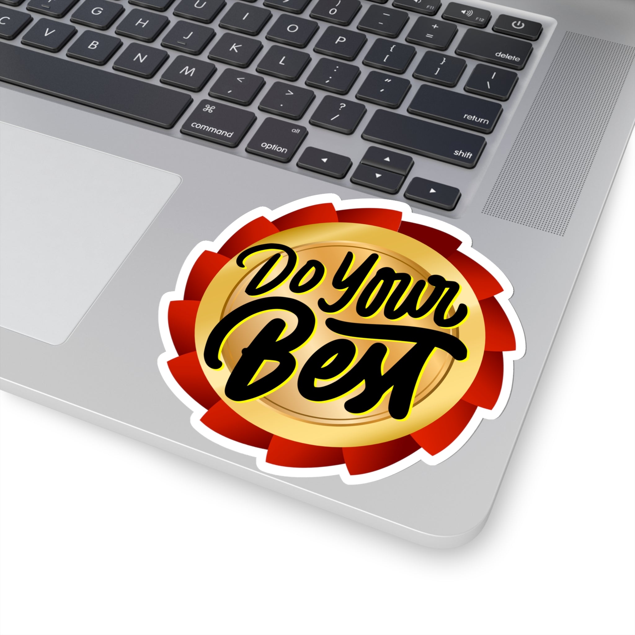 “Do Your Best” Sticker with Transparent Border