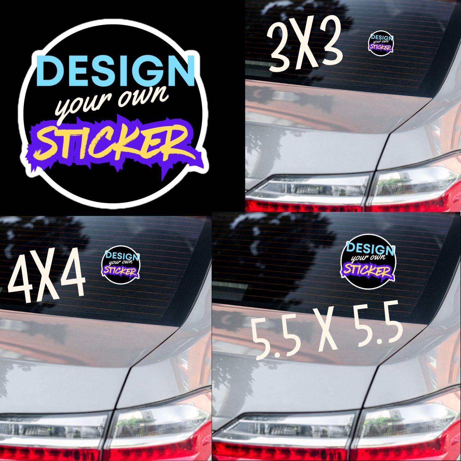 Let Us Design Your Perfect Car Sticker!