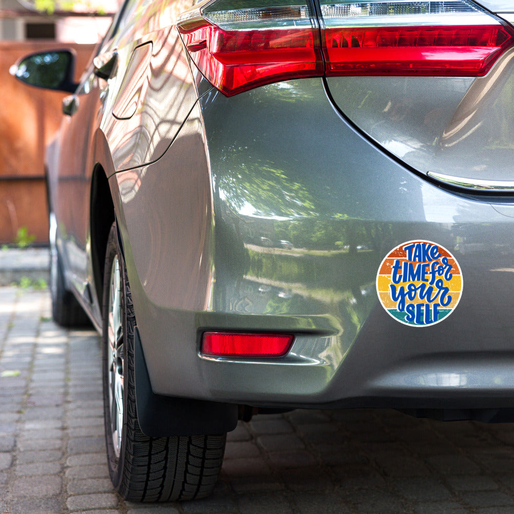 "Take Time for Yourself" Car Decal