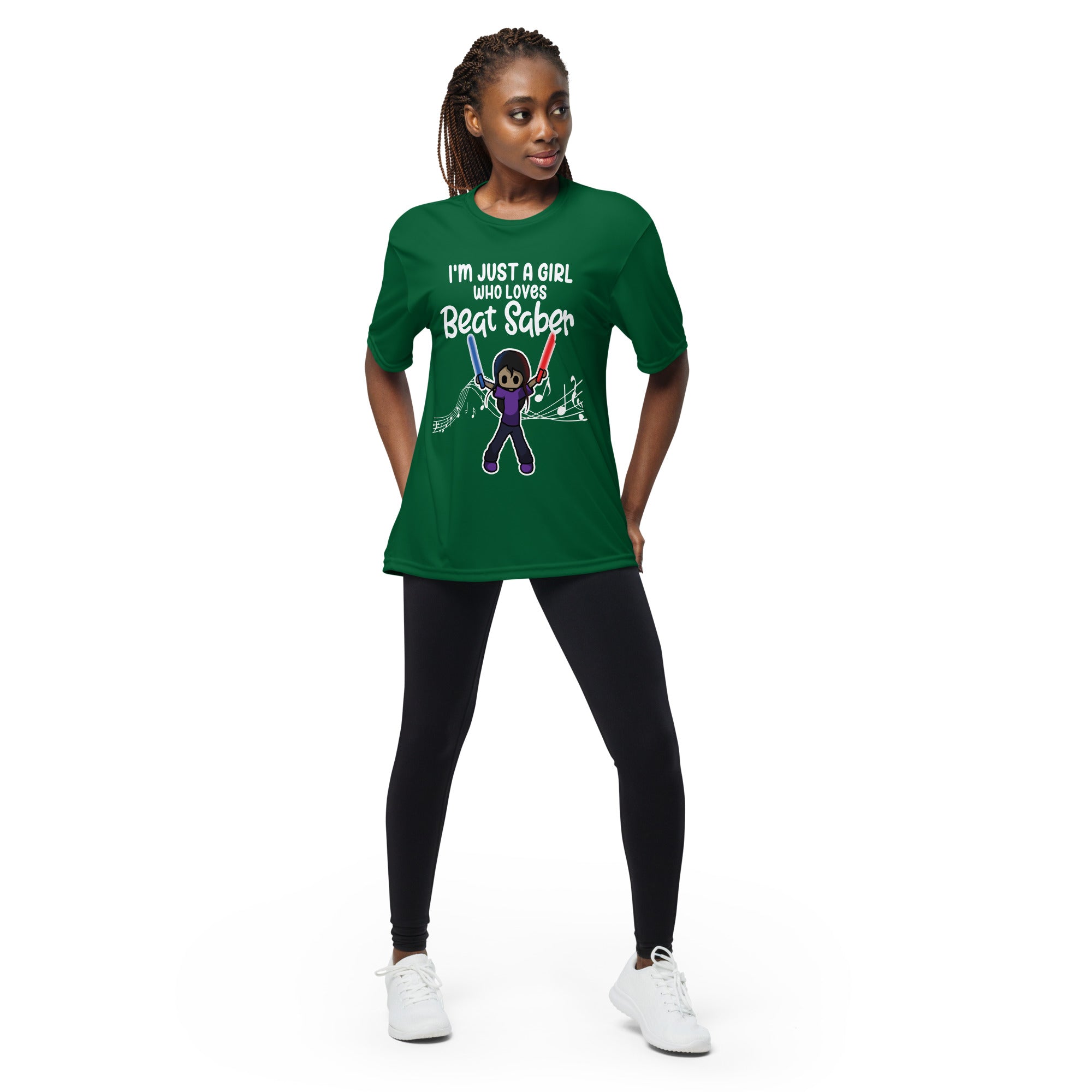 I'm Just a Girl Who Loves Beat Saber Workout / Gym / Performance T-SHIRT [Unisex]