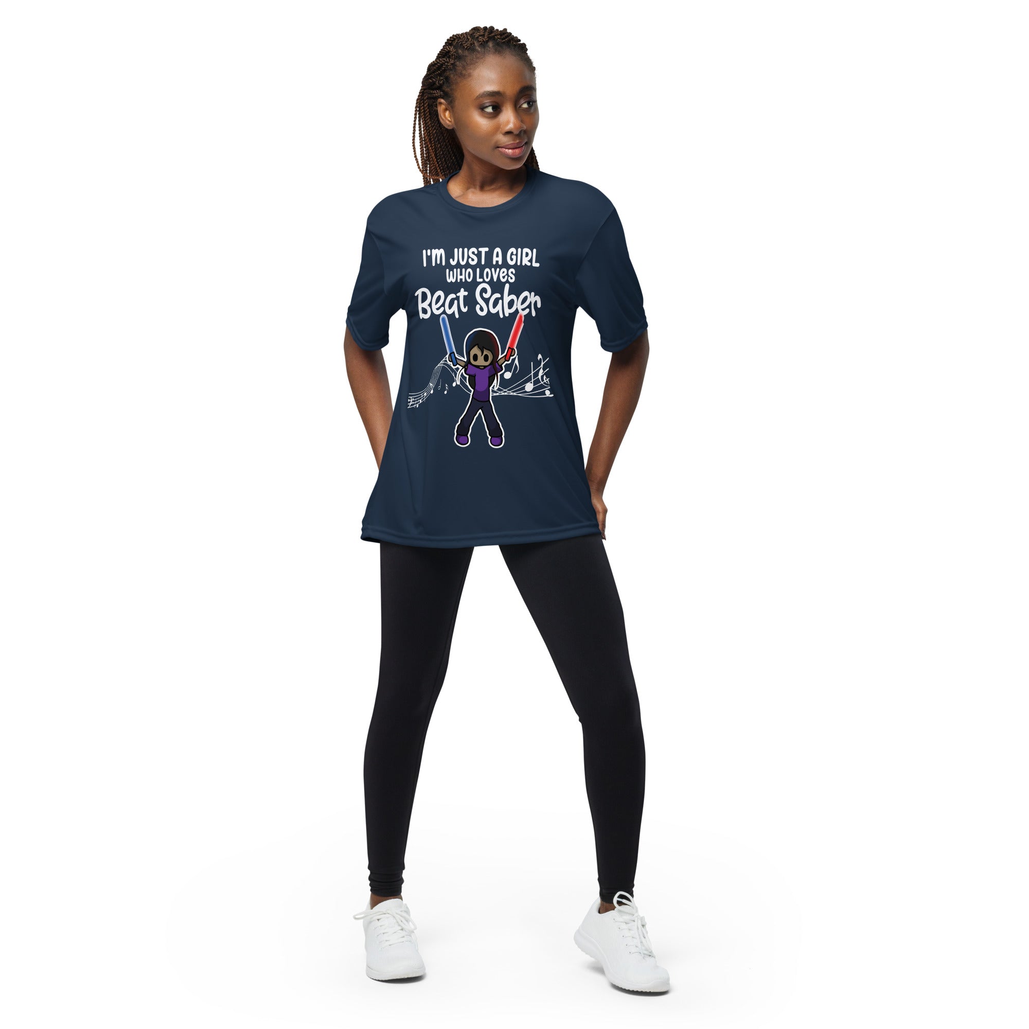 I'm Just a Girl Who Loves Beat Saber Workout / Gym / Performance T-SHIRT [Unisex]