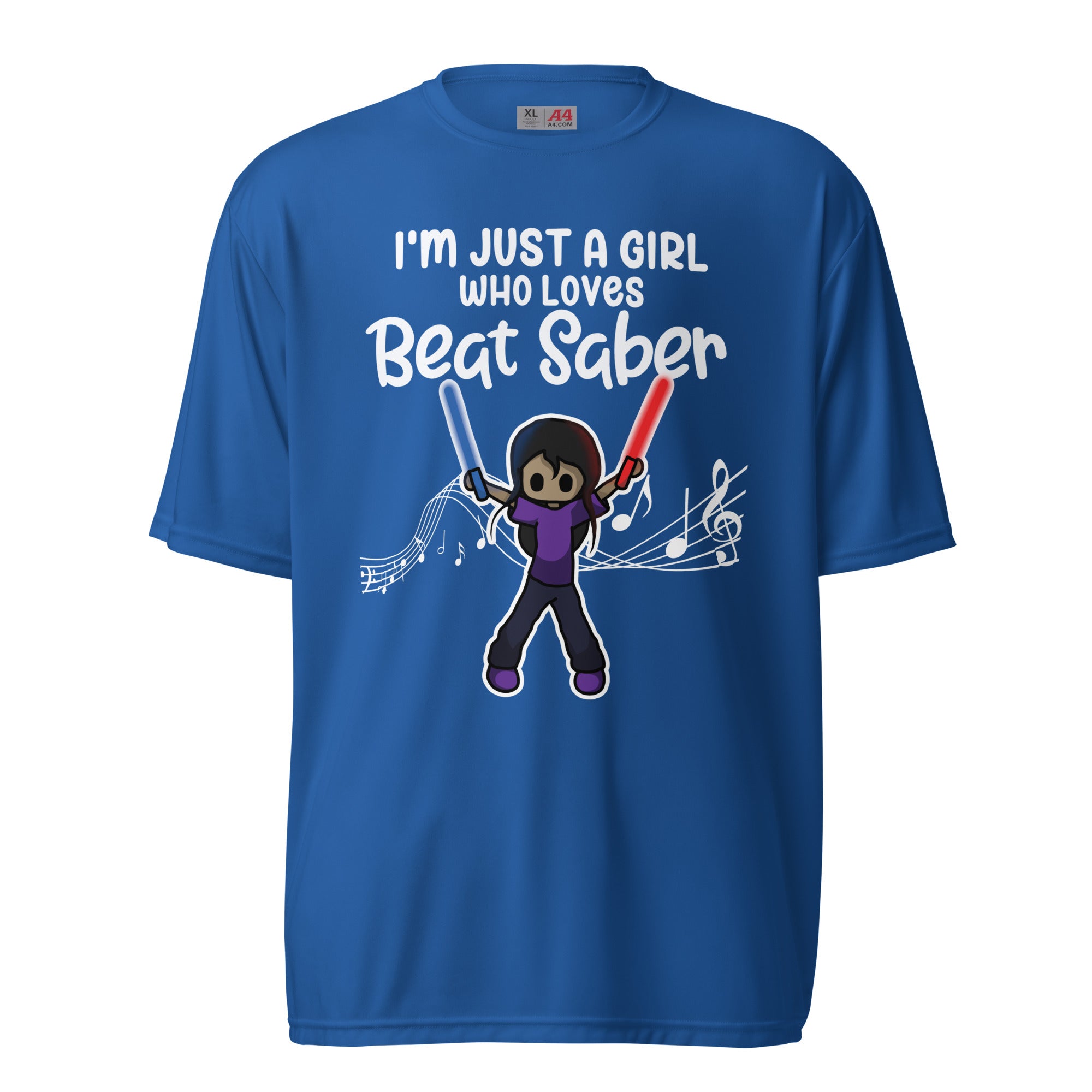 I'm Just a Girl Who Loves Beat Saber Workout / Gym / Performance T-SHIRT [Unisex]