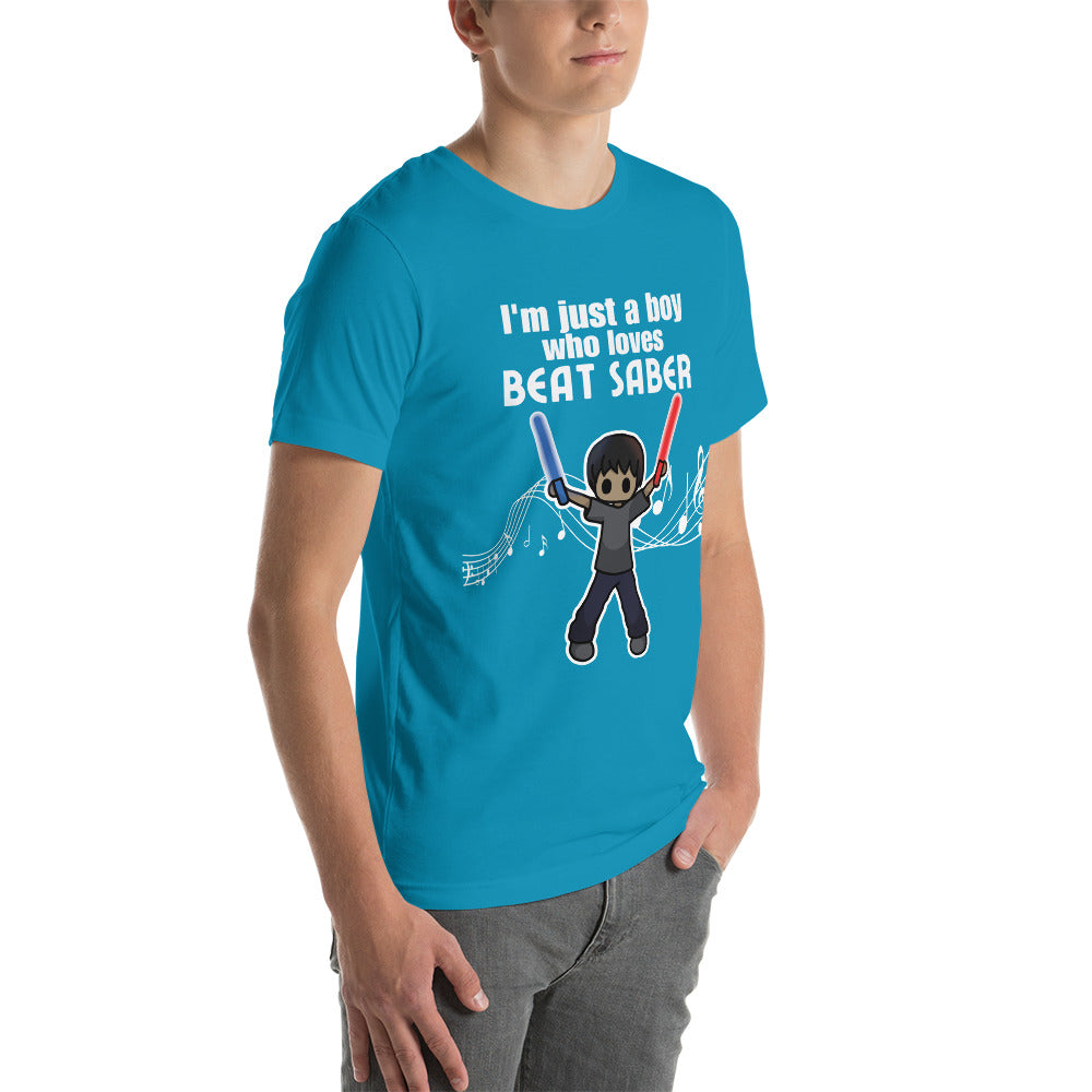 "I'm Just a Boy Who Loves Beat Saber" T-Shirt for Men [Unisex]