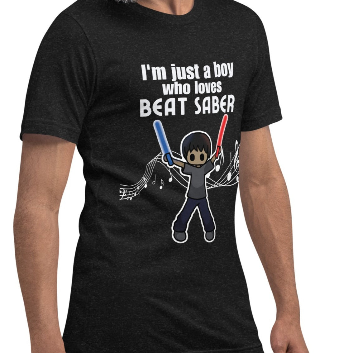 "I'm Just a Boy Who Loves Beat Saber" T-Shirt for Men [Unisex]