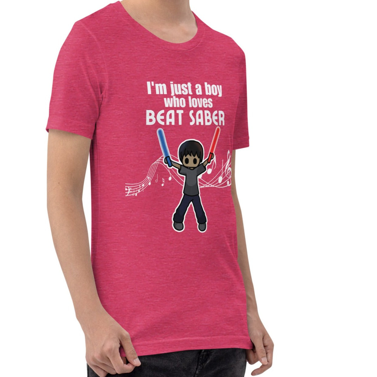 "I'm Just a Boy Who Loves Beat Saber" T-Shirt for Men [Unisex]