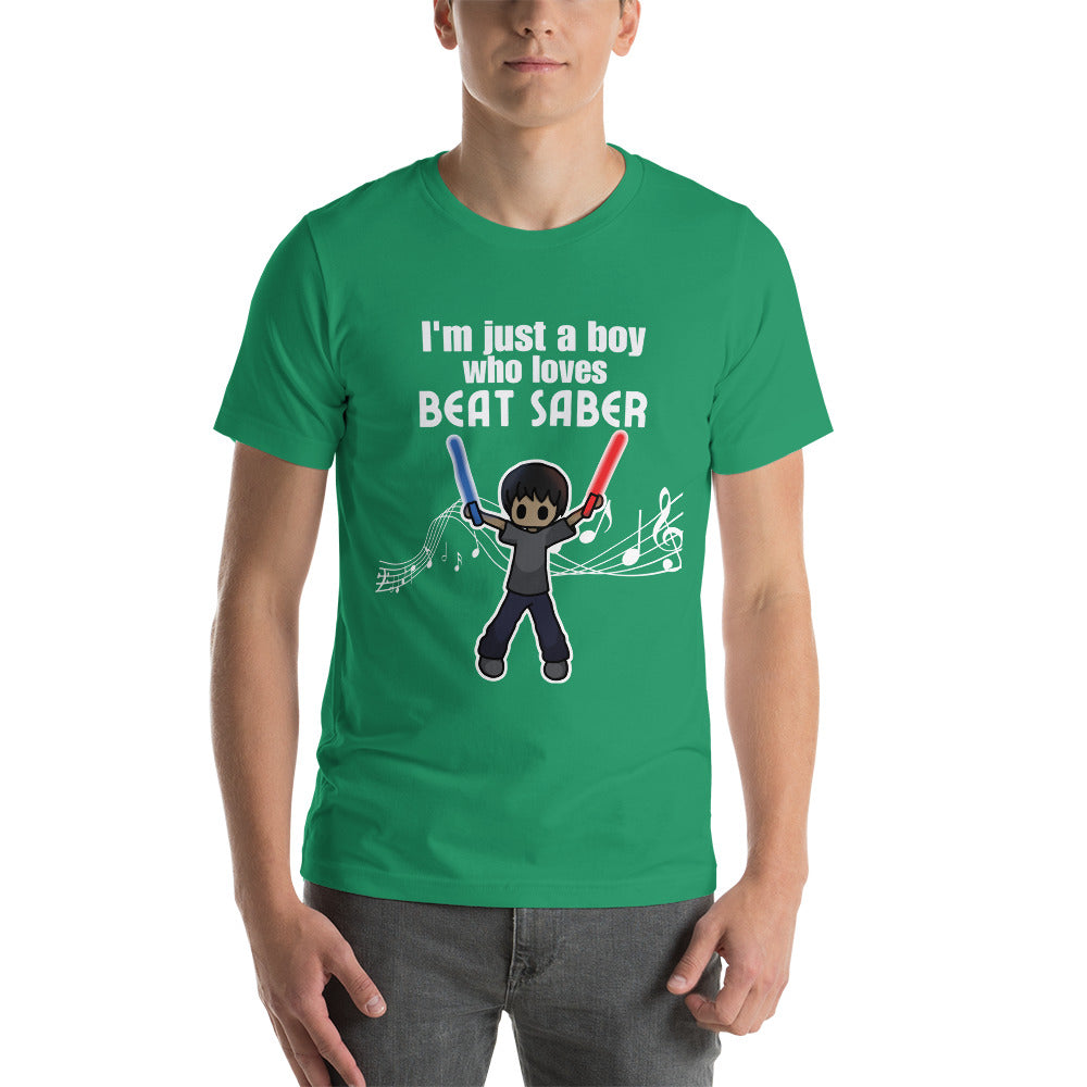 "I'm Just a Boy Who Loves Beat Saber" T-Shirt for Men [Unisex]