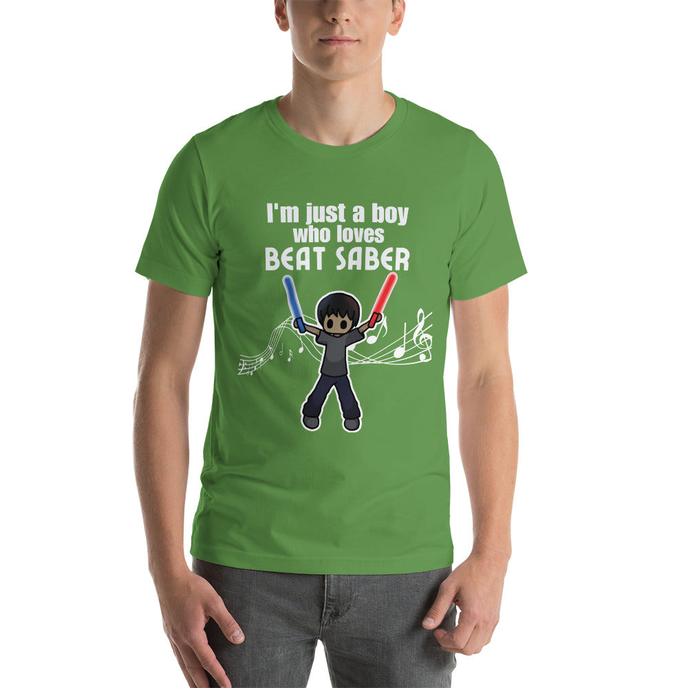 "I'm Just a Boy Who Loves Beat Saber" T-Shirt for Men [Unisex]