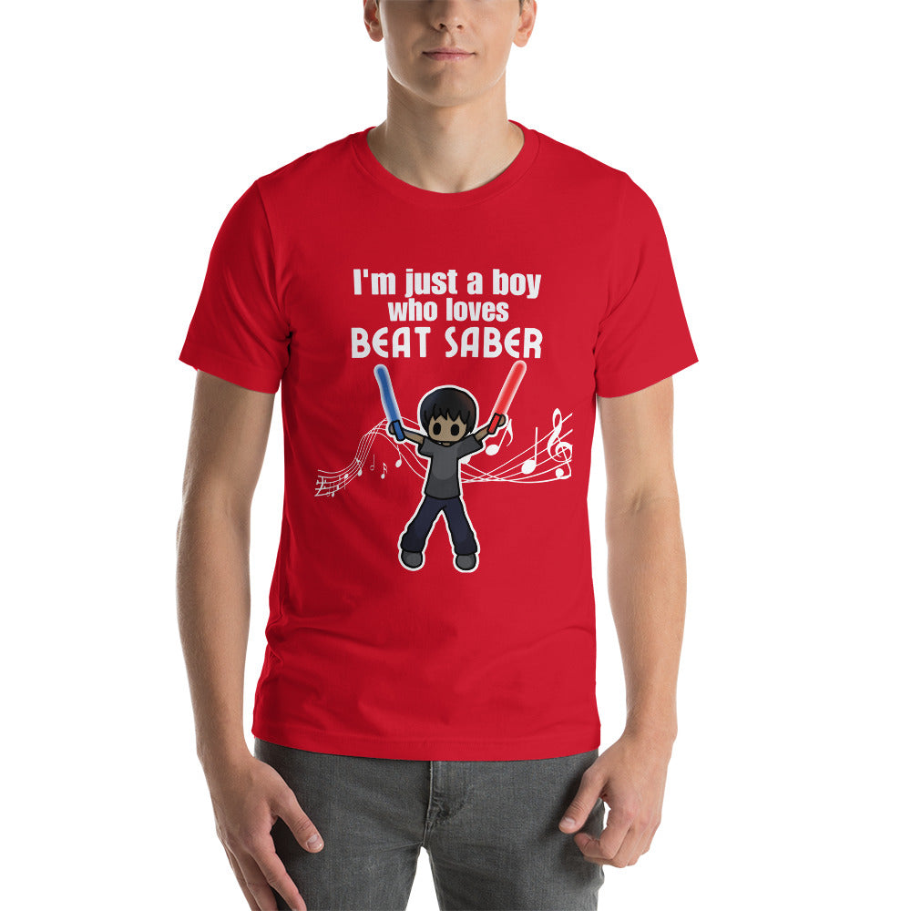 "I'm Just a Boy Who Loves Beat Saber" T-Shirt for Men [Unisex]