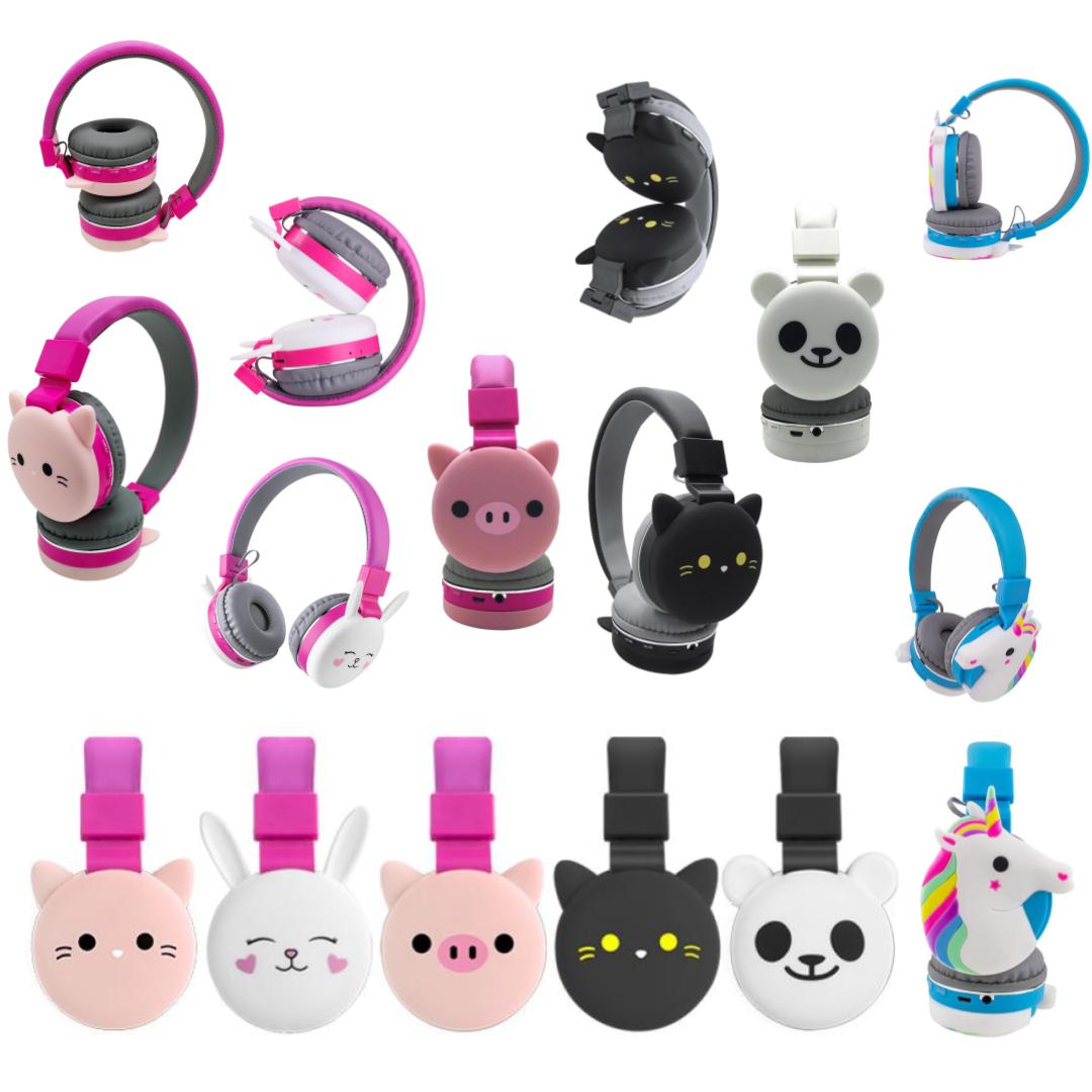 3D Heavy Duty Bluetooth Wireless or Wired Headset For Kids