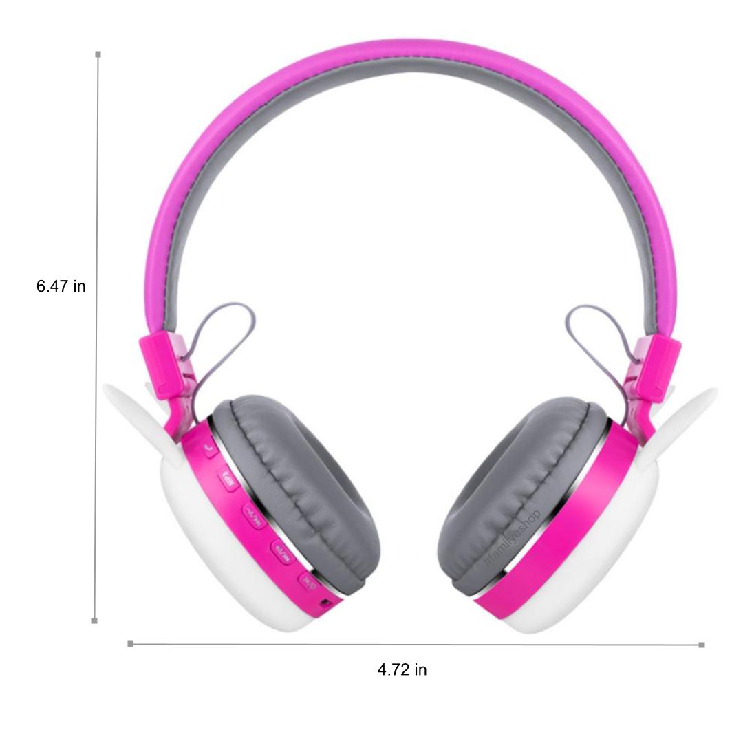 3D Heavy Duty Bluetooth Wireless or Wired Headset For Kids