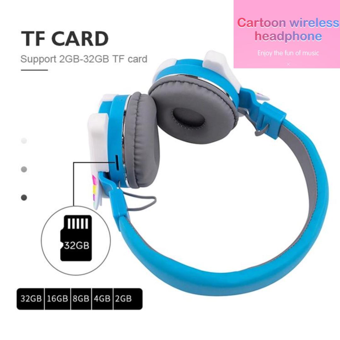 3D Heavy Duty Bluetooth Wireless or Wired Headset For Kids