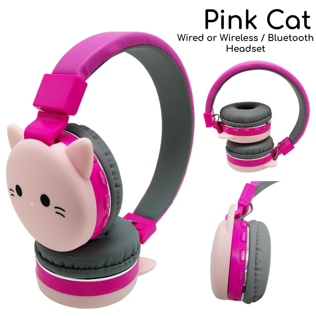 3D Heavy Duty Bluetooth Wireless or Wired Headset For Kids