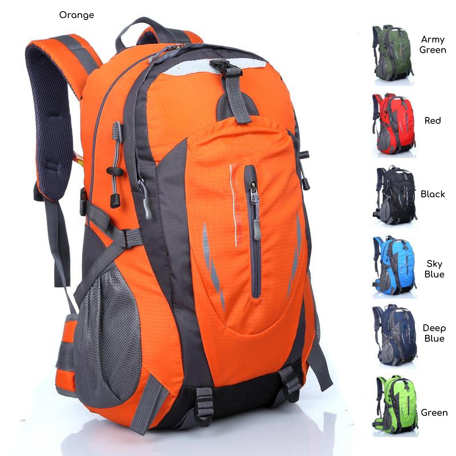 40L Waterproof Lightweight Backpack for Outdoors Traveling, Walking, Mountain Hiking, Camping, Trekking Backpack Bag