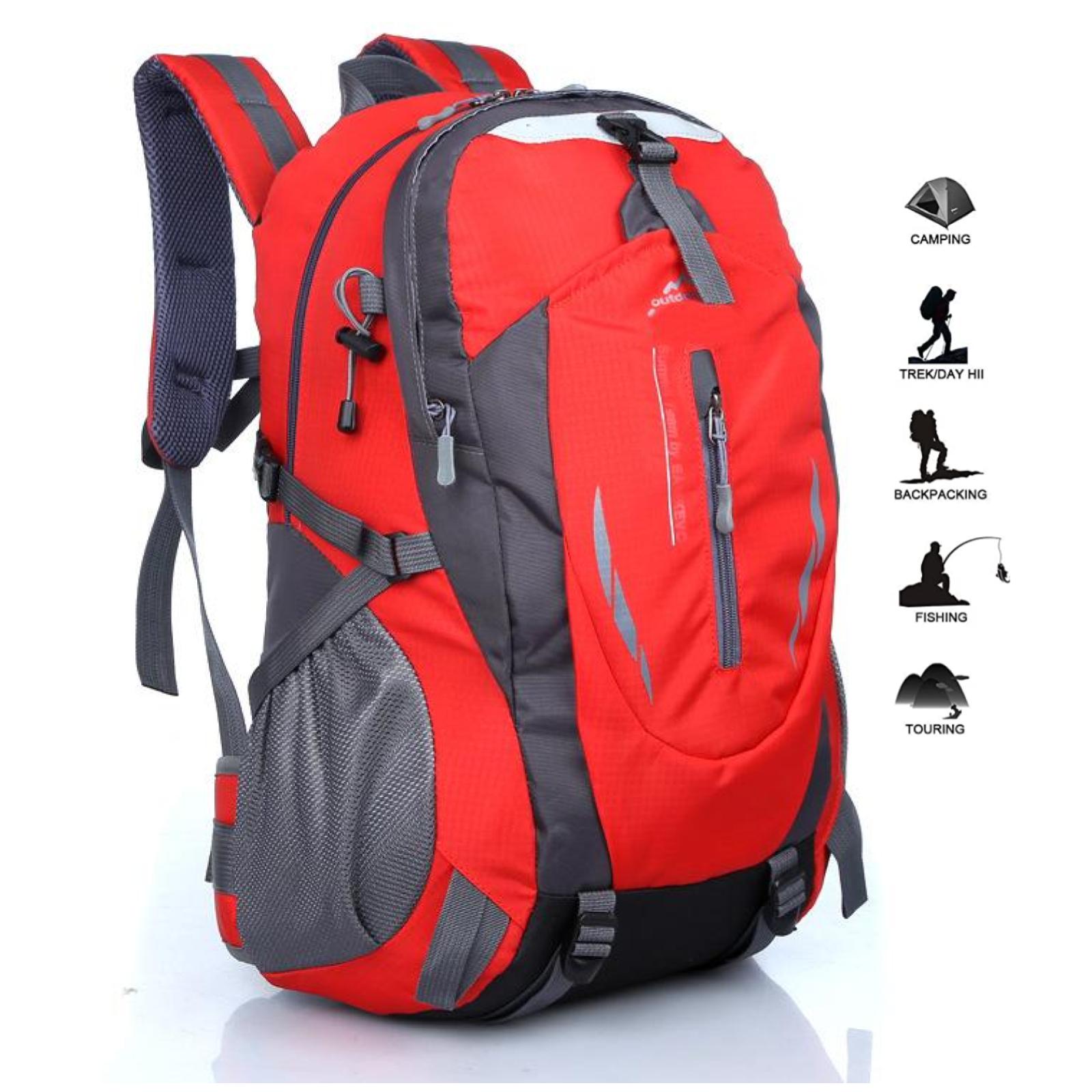 40L Waterproof Lightweight Backpack for Outdoors Traveling, Walking, Mountain Hiking, Camping, Trekking Backpack Bag