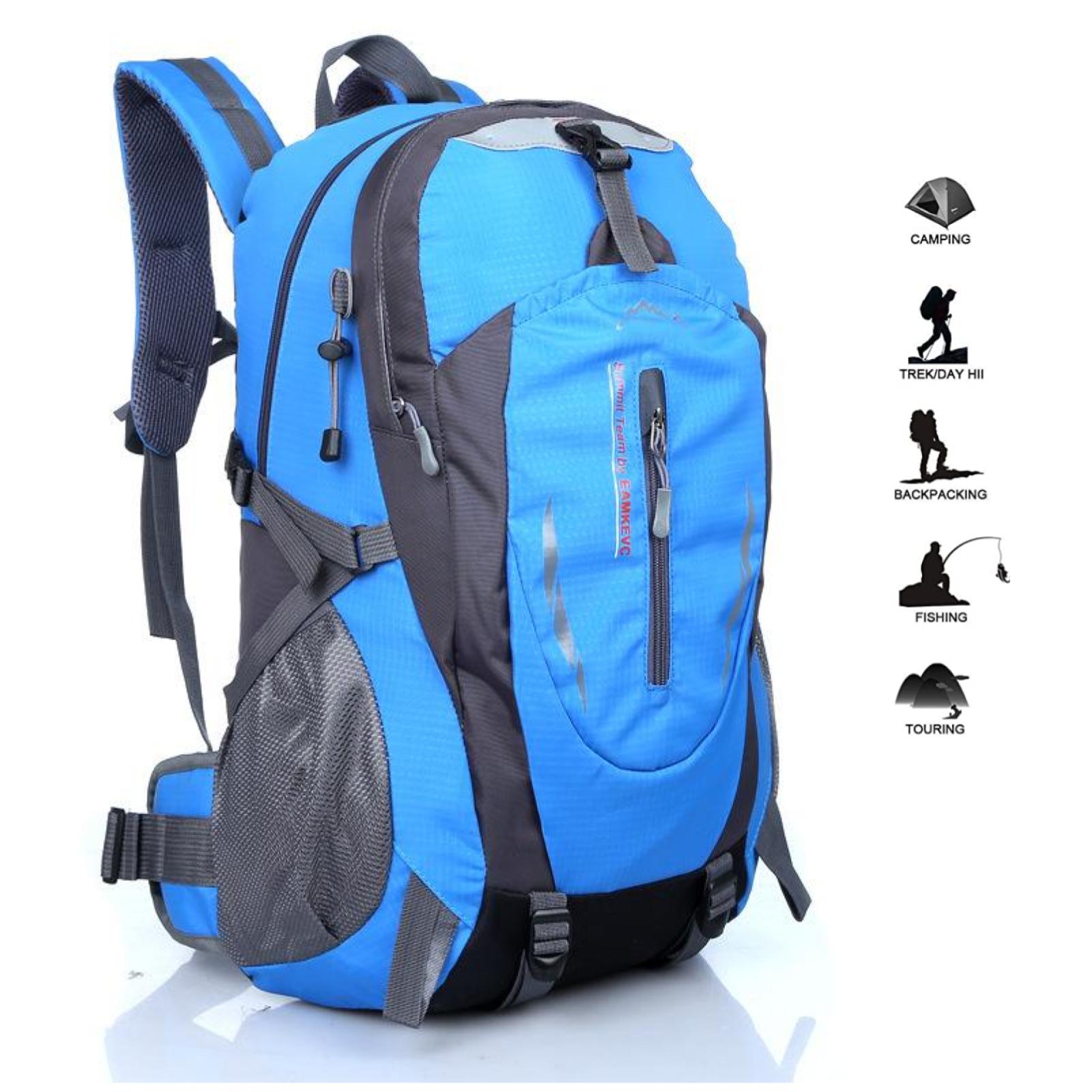 40L Waterproof Lightweight Backpack for Outdoors Traveling, Walking, Mountain Hiking, Camping, Trekking Backpack Bag